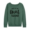 thumbnail image 1 of Instant Message - Part Of The Aunt Squad - Women's Lightweight French Terry Long Sleeve Shirt, 1 of 6
