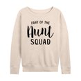 thumbnail image 1 of Instant Message - Part Of The Aunt Squad - Women's Lightweight French Terry Long Sleeve Shirt, 1 of 6