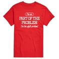 thumbnail image 1 of Instant Message - Part Of The Problem - Men's Short Sleeve T-Shirt, 1 of 5