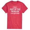thumbnail image 1 of Instant Message - Part Of The Problem - Men's Short Sleeve T-Shirt, 1 of 5