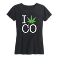 thumbnail image 1 of Instant Message - Party I (Leaf) Co - Women's Short Sleeve Graphic T-Shirt, 1 of 5