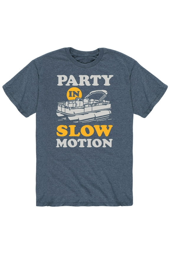 - Party In Slow Motion - Men's Short Sleeve Graphic T-Shirt