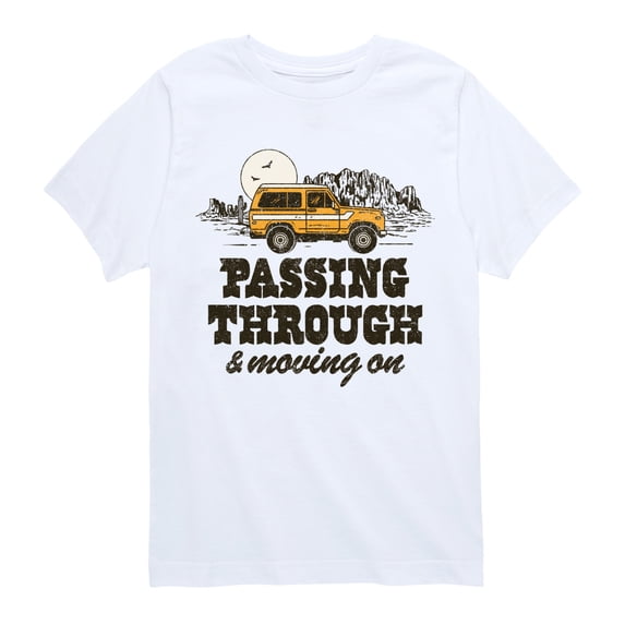 Instant Message - Passing Through Short Sleeve Graphic T-Shirt