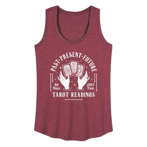 Instant Message - Past Present Future Tarot - Women's Racerback Tank Top