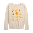 thumbnail image 1 of Instant Message - Pasta For Every Occasion - Women's Lightweight French Terry Long Sleeve Shirt, 1 of 5
