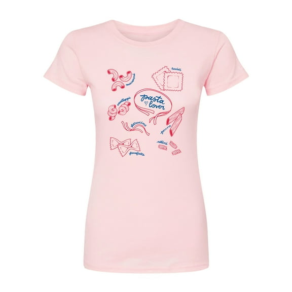 Instant Message - Pasta Lover Oversized - Juniors Fitted Graphic T-Shirt