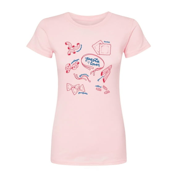 Instant Message - Pasta Lover Oversized - Juniors Fitted Graphic T-Shirt