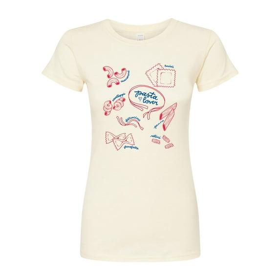 Instant Message - Pasta Lover Oversized - Juniors Fitted Graphic T-Shirt