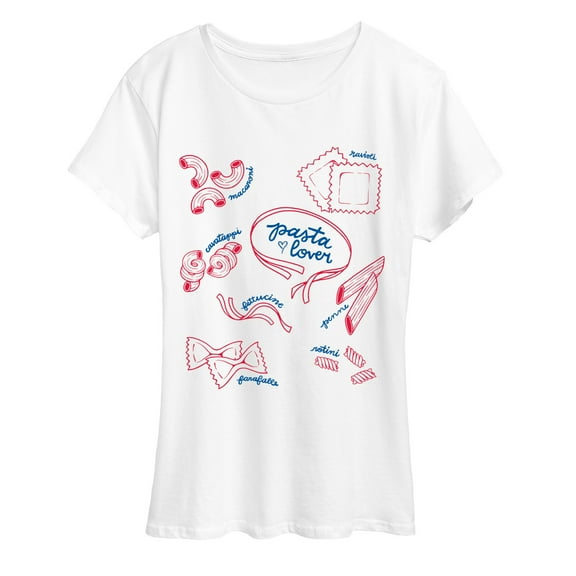 Instant Message - Pasta Lover - Women's Short Sleeve Graphic T-shirt