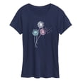 thumbnail image 1 of Instant Message - Pastel Dandelions - Women's Short Sleeve Graphic T-Shirt, 1 of 5