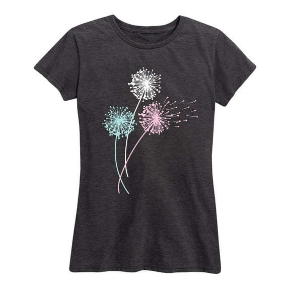 Instant Message - Pastel Dandelions - Women's Short Sleeve Graphic T-Shirt