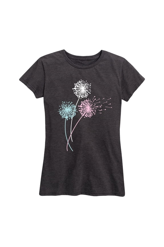 - Pastel Dandelions - Women's Short Sleeve Graphic T-Shirt