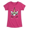 thumbnail image 1 of Instant Message - Pastel Easter Unicorn - Toddler And Youth Girls Short Sleeve Graphic T-Shirt, 1 of 6