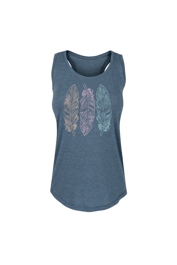 - Pastel Feathers - Women's Racerback Tank