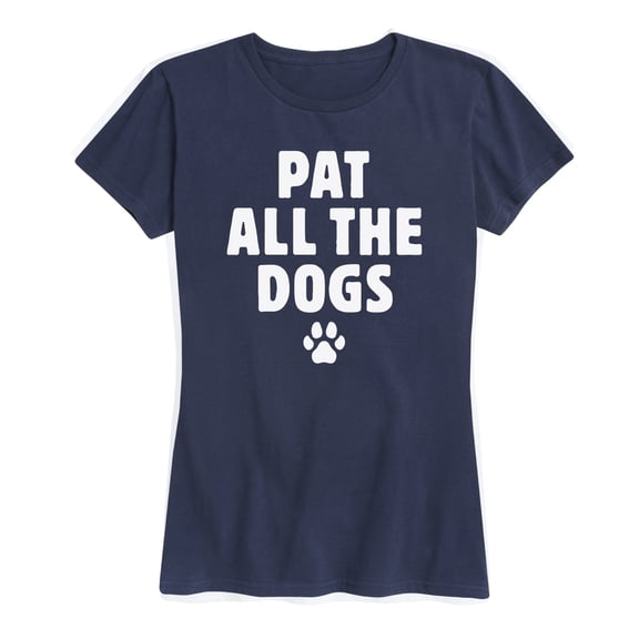 Instant Message - Pat All The Dogs - - Women's Short Sleeve Graphic T-Shirt