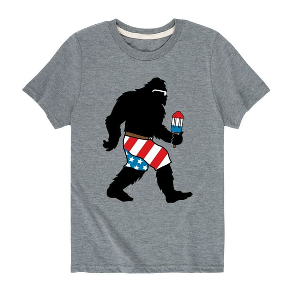 Instant Message - Patriotic Sasquatch - Toddler Short Sleeve Tee