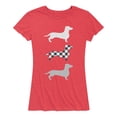 thumbnail image 1 of Instant Message - Patterned Dachshunds - Women's Short Sleeve Graphic T-shirt, 1 of 5