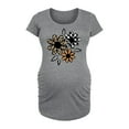 thumbnail image 1 of Instant Message - Patterned Flowers - Maternity Scoop Neck Tee, 1 of 5