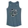 thumbnail image 1 of Instant Message - Patterned Flowers - Women's Racerback Tank Top, 1 of 6