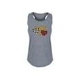 thumbnail image 1 of Instant Message - Patterned Hearts - Women's Racerback Tank, 1 of 5