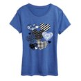 thumbnail image 1 of Instant Message - Patterned Hearts Short Sleeve Graphic T-Shirt, 1 of 6
