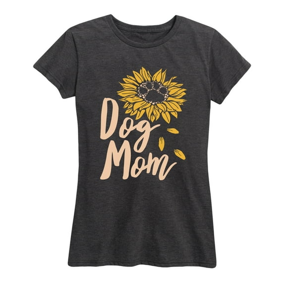 Instant Message - Paw Flower Dog Mom - Women's Short Sleeve Graphic T-shirt