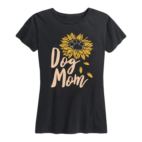 Instant Message - Paw Flower Dog Mom - Women's Short Sleeve Graphic T-shirt