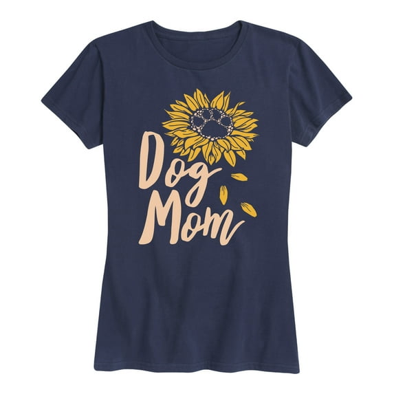 Instant Message - Paw Flower Dog Mom - Women's Short Sleeve Graphic T-shirt