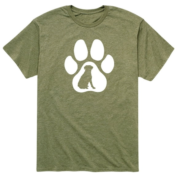Instant Message - Pawprint Labrador - Men's Short Sleeve Graphic T-Shirt