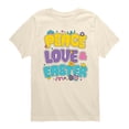 thumbnail image 1 of Instant Message - Peace Love Easter - Youth Boys Short Sleeve Graphic T-Shirt, 1 of 4
