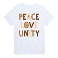 thumbnail image 1 of Instant Message - Peace Love Unity - Youth Boys Short Sleeve Graphic T-Shirt, 1 of 5