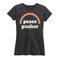 thumbnail image 1 of Instant Message - Peace Pusher - Women's Short Sleeve Graphic T-Shirt, 1 of 5