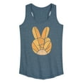 thumbnail image 1 of Instant Message - Peace Sign With Sun - Women's Racerback Tank Top, 1 of 6