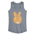 thumbnail image 1 of Instant Message - Peace Sign With Sun - Women's Racerback Tank Top, 1 of 6