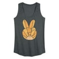 thumbnail image 1 of Instant Message - Peace Sign With Sun - Women's Racerback Tank Top, 1 of 6