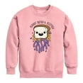 thumbnail image 1 of Instant Message - Peanut Butter & Jellyfish - Toddler & Youth Crewneck Fleece Sweatshirt, 1 of 5