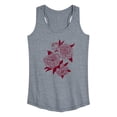 thumbnail image 1 of Instant Message - Peonies Graphic Racerback Tank, 1 of 4
