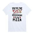 thumbnail image 1 of Instant Message - Pepperoni To My Pizza - Youth Short Sleeve Tee, 1 of 6