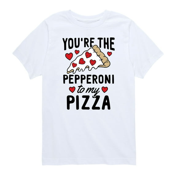 Instant Message - Pepperoni To My Pizza - Youth Short Sleeve Tee