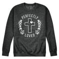 thumbnail image 1 of Instant Message - Perfectly Loved - Men's Crew Neck Fleece Pullover, 1 of 6