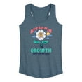 thumbnail image 1 of Instant Message - Personal Growth Isn't Always Easy - Women's Racerback Tank Top, 1 of 6