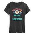 thumbnail image 1 of Instant Message - Personal Growth Isn't Always Easy - Women's Short Sleeve Graphic T-Shirt, 1 of 6