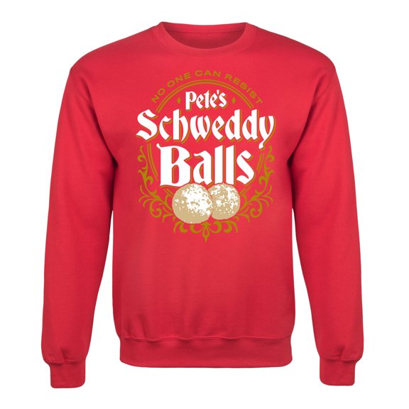 Instant Message - Petes Schweddy Balls - Adult Crew Fleece