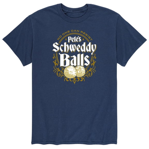 Instant Message - Petes Schweddy Balls - Men's Short Sleeve Graphic T-Shirt