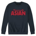 thumbnail image 1 of Instant Message - Phenomenally Asian - Men's Crew Neck Fleece Pullover, 1 of 6