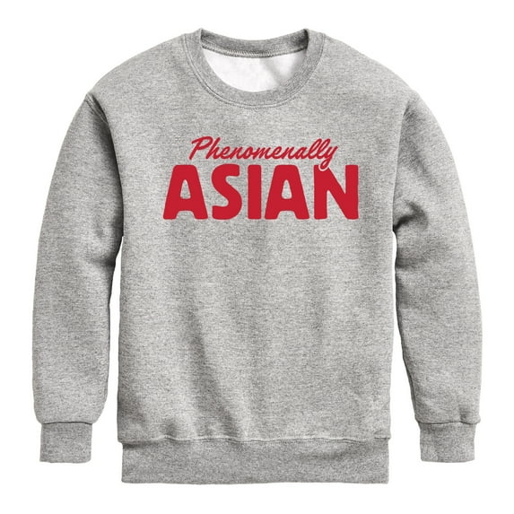 Instant Message - Phenomenally Asian - Toddler And Youth Crewneck Fleece Sweatshirt