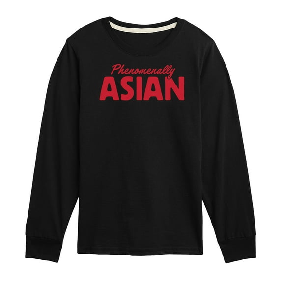 Instant Message - Phenomenally Asian - Toddler And Youth Long Sleeve Graphic T-Shirt