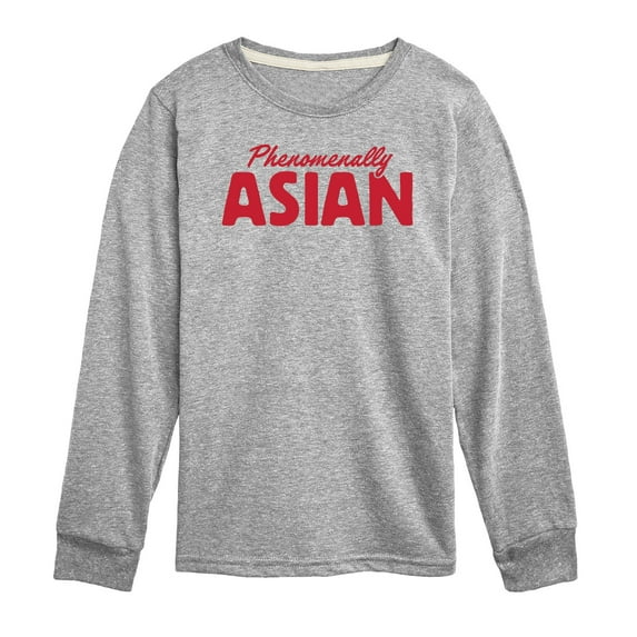 Instant Message - Phenomenally Asian - Toddler And Youth Long Sleeve Graphic T-Shirt