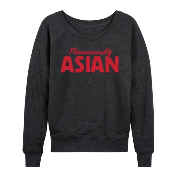 Instant Message - Phenomenally Asian - Women's Lightweight French Terry Long Sleeve Shirt
