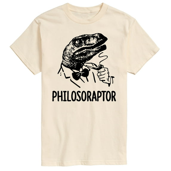 Instant Message - Philosoraptor - Men's Short Sleeve Graphic T-Shirt